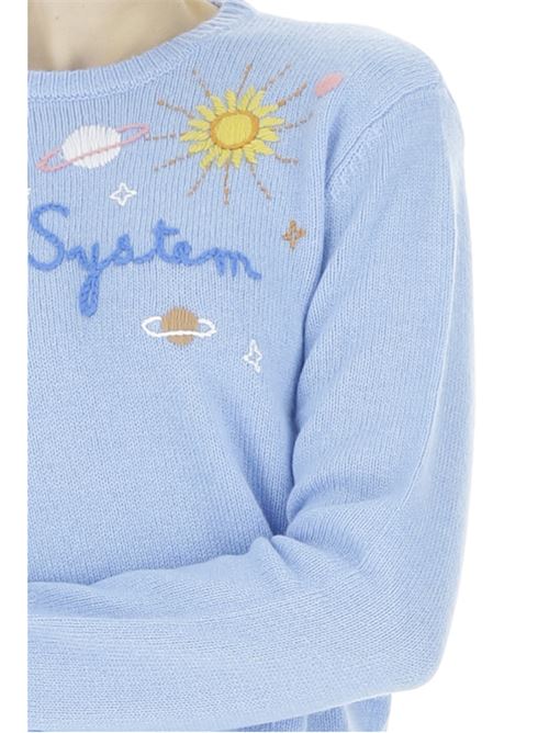 Blue Star System embroidered sweater MC2 SAINT BARTH | NEW QUEEN CROP.ESTS31